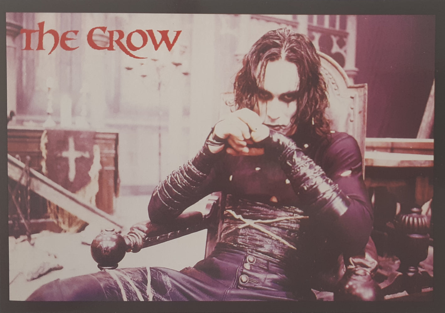 The Crow Sitting Postcard