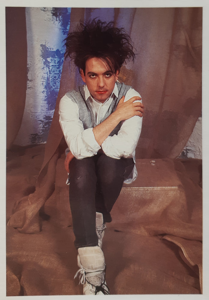 The Cure Colour Robert Smith Postcard
