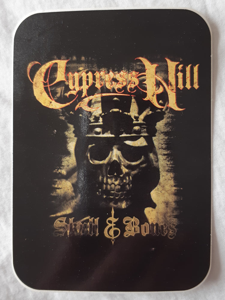 Cypress Hill Crown Skull & Bones Large Vinyl Sticker