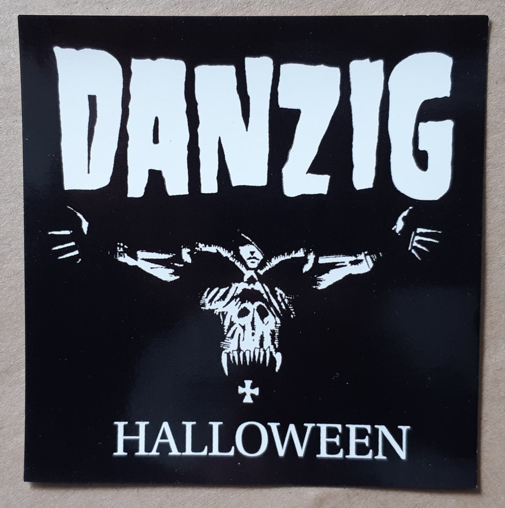 Danzig Halloween 10cm Square Vinyl Sticker