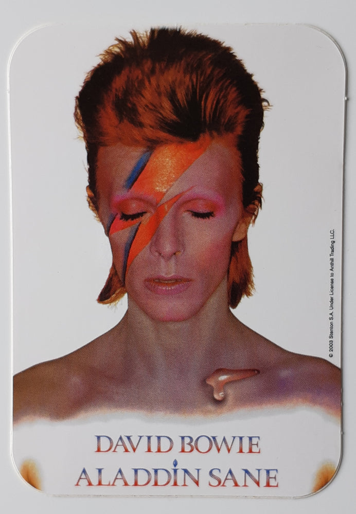 David Bowie Aladdin Sane Large Vinyl Sticker