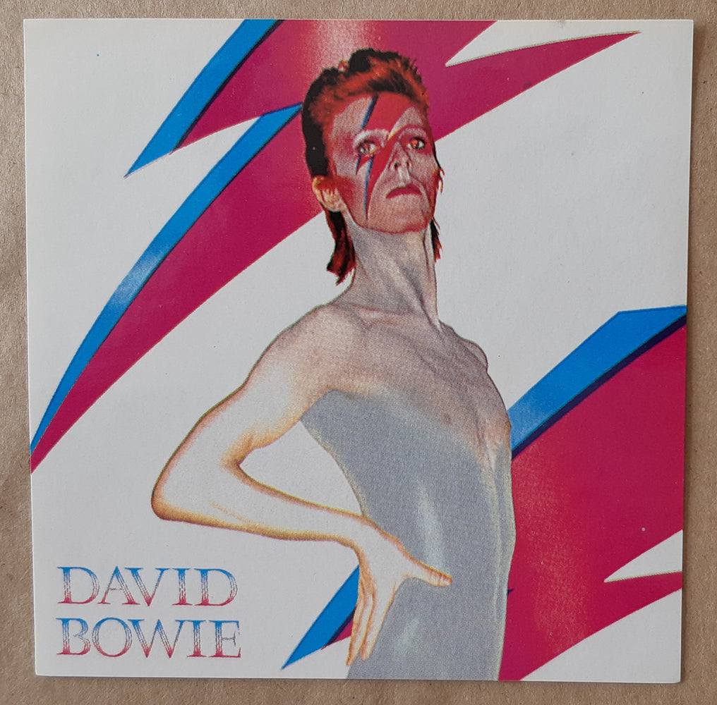 David Bowie Aladdin Sane 10cm Square Vinyl Sticker