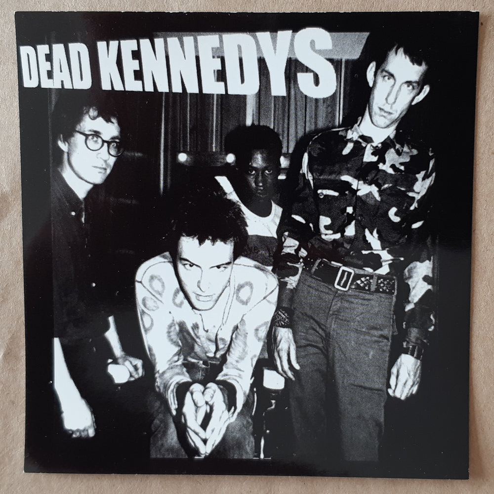 Dead Kennedys Group 10cm Square Vinyl Sticker