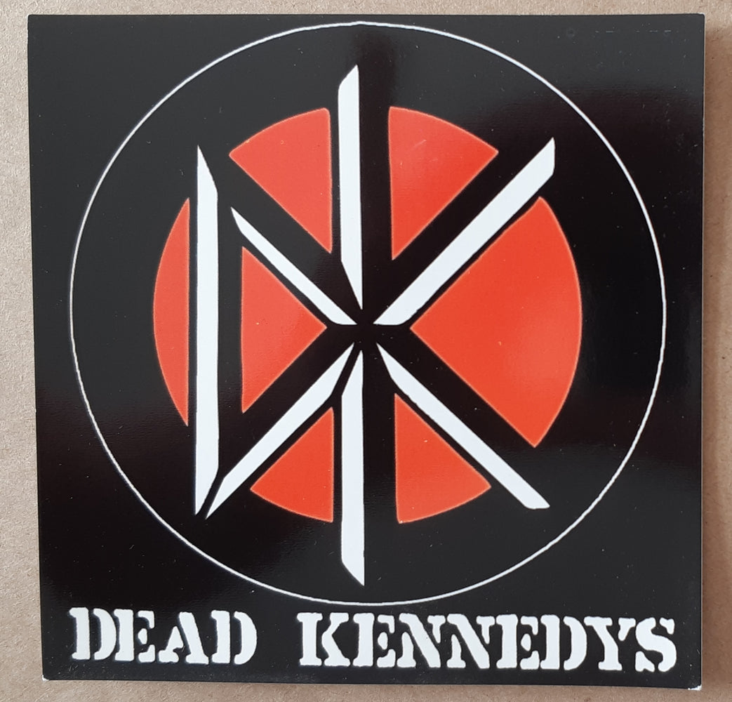 Dead Kennedys Logo 10cm Square Vinyl Sticker