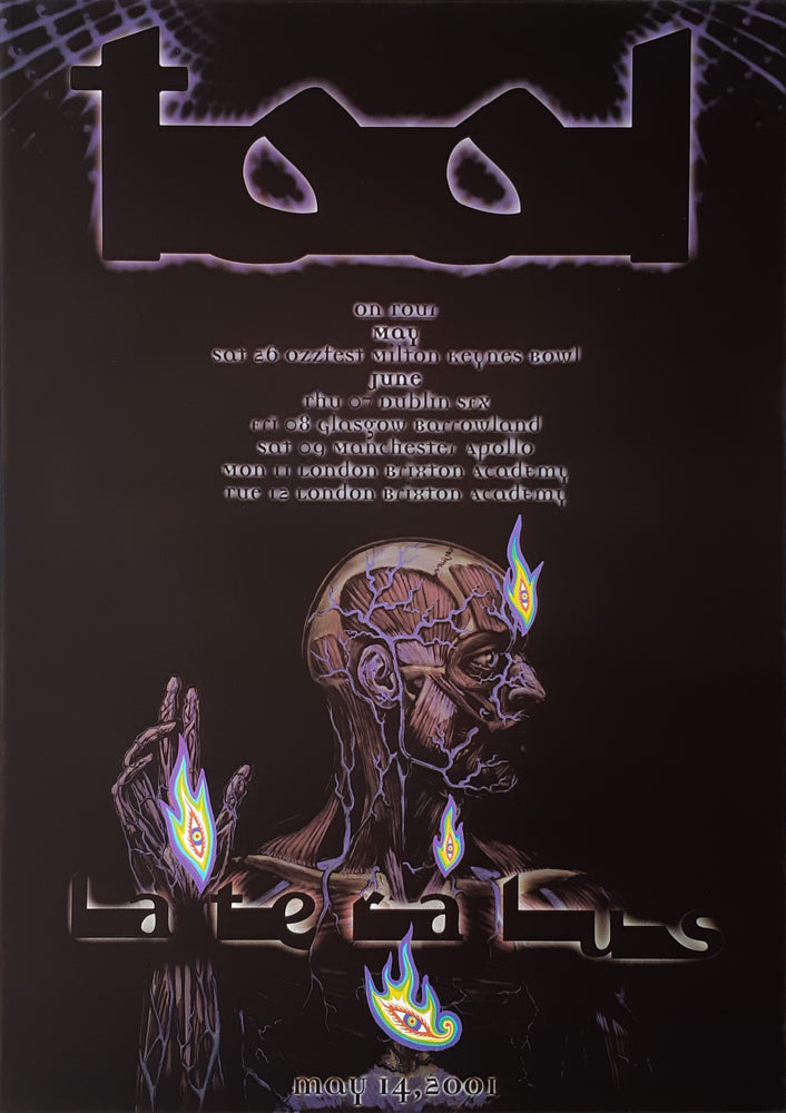 Tool Lateralus 2001 Tour Maxi Poster