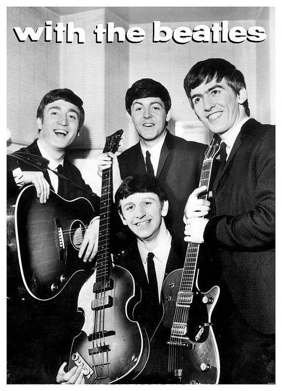 The Beatles With The Beatles Guitars Maxi Poster