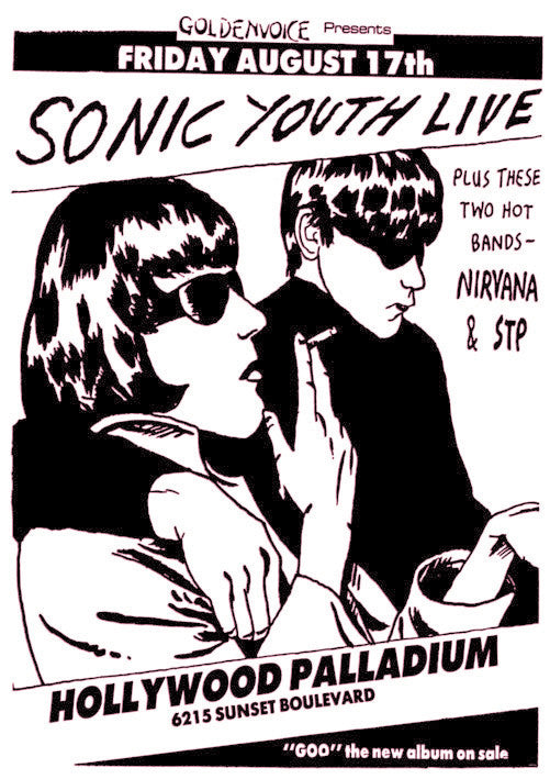 Sonic Youth Live Maxi Poster