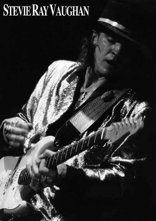 Stevie Ray Vaughn Guitar Black And White Live Maxi Poster