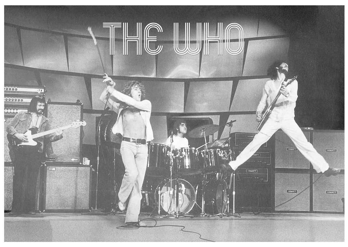 The Who Black And White Group Live Maxi Poster