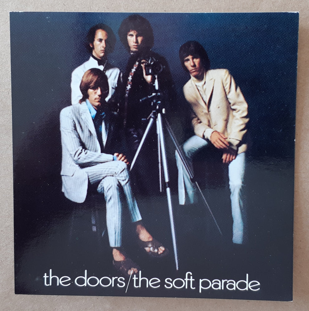 The Doors The Soft Parade Group 10cm Square Vinyl Sticker