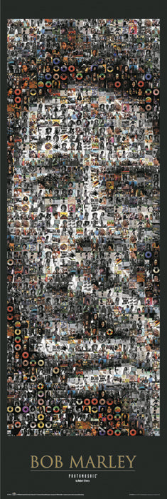 Bob Marley Photo Mosaic 158x53cm Door Poster