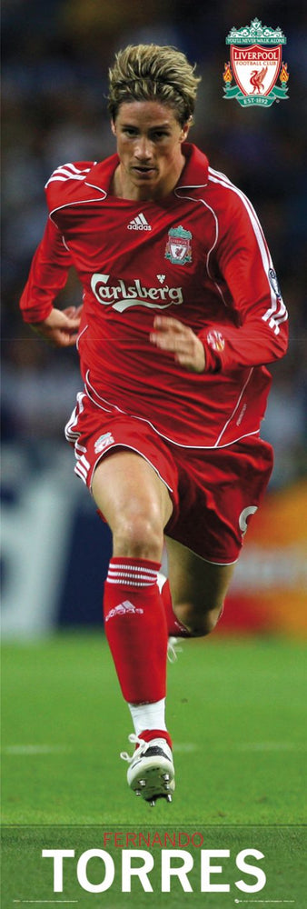 Liverpool FC Fernando Torres 07/08 Vintage 158x53cm Door Poster