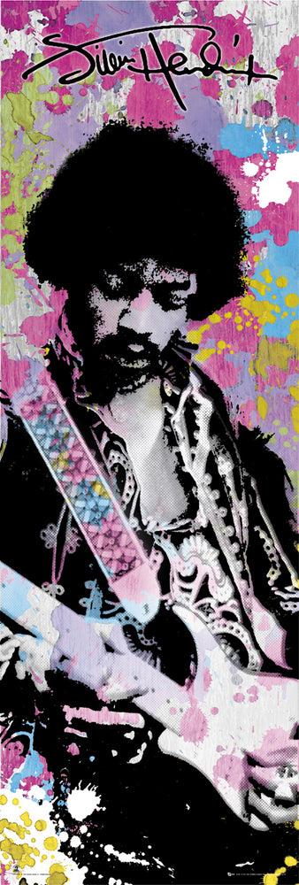Jimi Hendrix Colours Licensed 158x53cm Door Poster