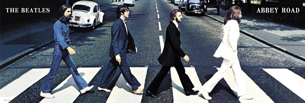 The Beatles Abbey Road 158x53cm Landscape Door Poster