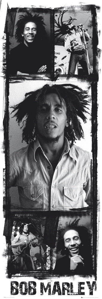 Bob Marley Photo Collage 158x53cm Door Poster