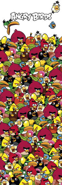 Angry Birds Pile Up 158x53cm Door Poster