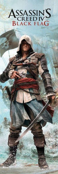 Assassin's Creed IV Black Flag 158x53cm Door Poster