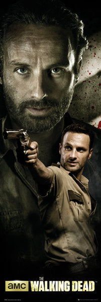 The Walking Dead Rick Collage 158x53cm Door Poster