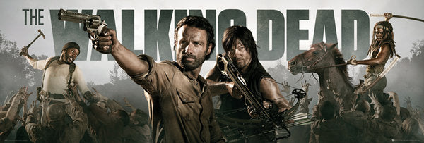 The Walking Dead Banner 158x53cm Panoramic Door Poster