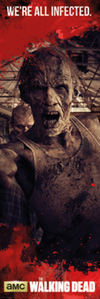 The Walking Dead Zombies Licensed 158x53cm Door Poster