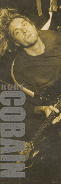 Kurt Cobain Brown Officially Licensed 158x53cm Door Poster