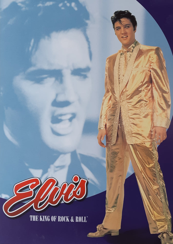 Elvis Presley The King Of Rock & Roll Maxi Poster Blockmount