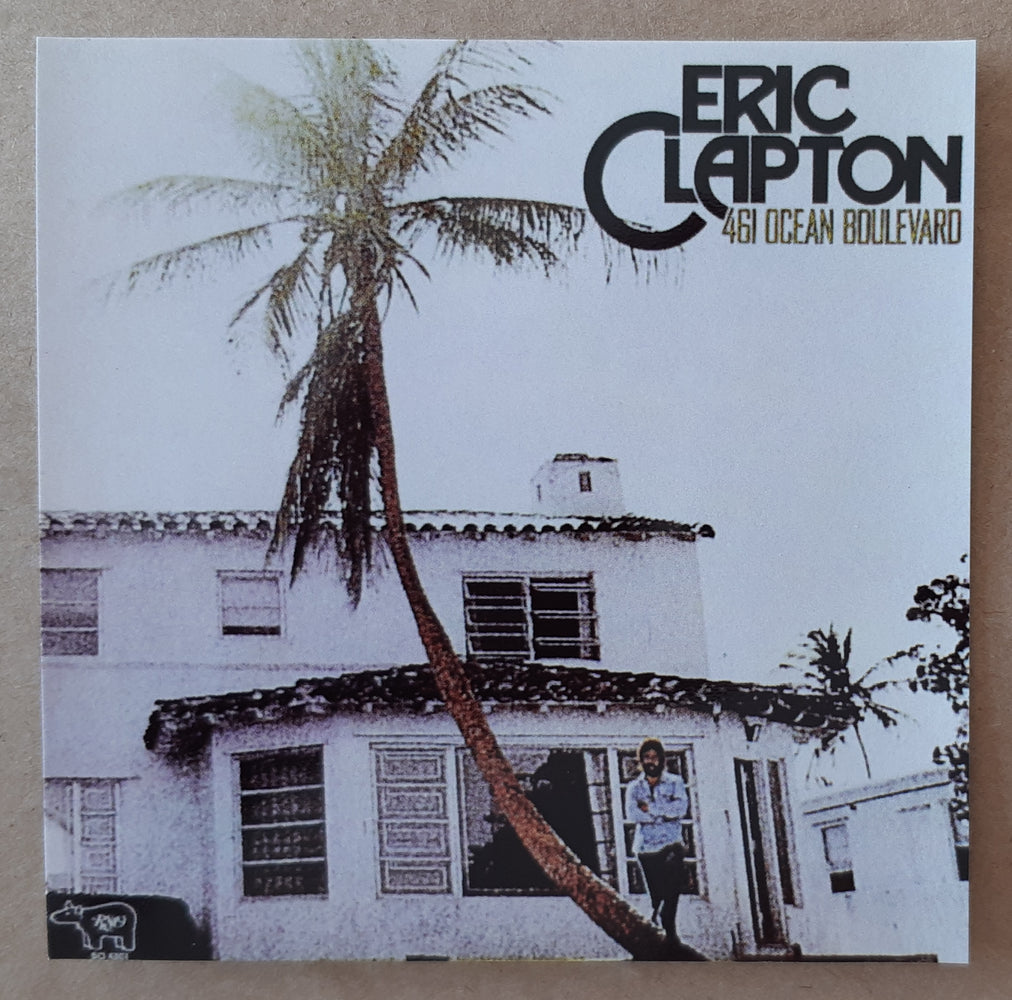 Eric Clapton 461 Ocean Boulevard 10cm Square Vinyl Sticker