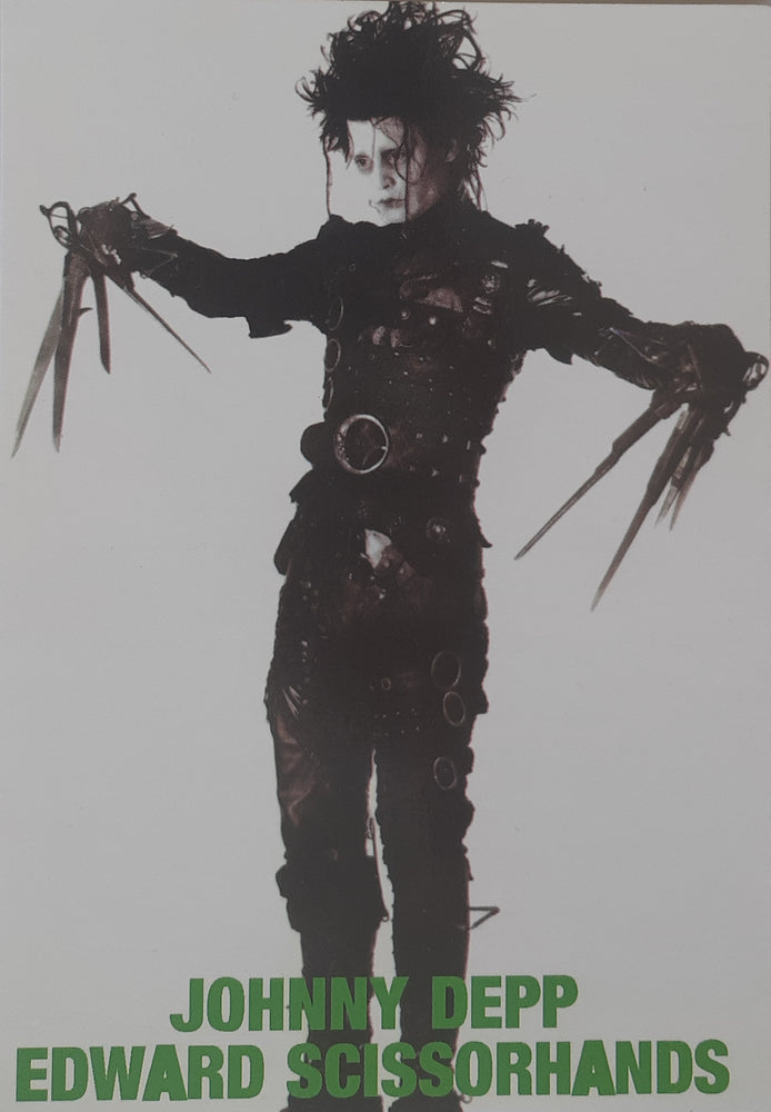 Edward Scissorhands Johnny Depp Postcard