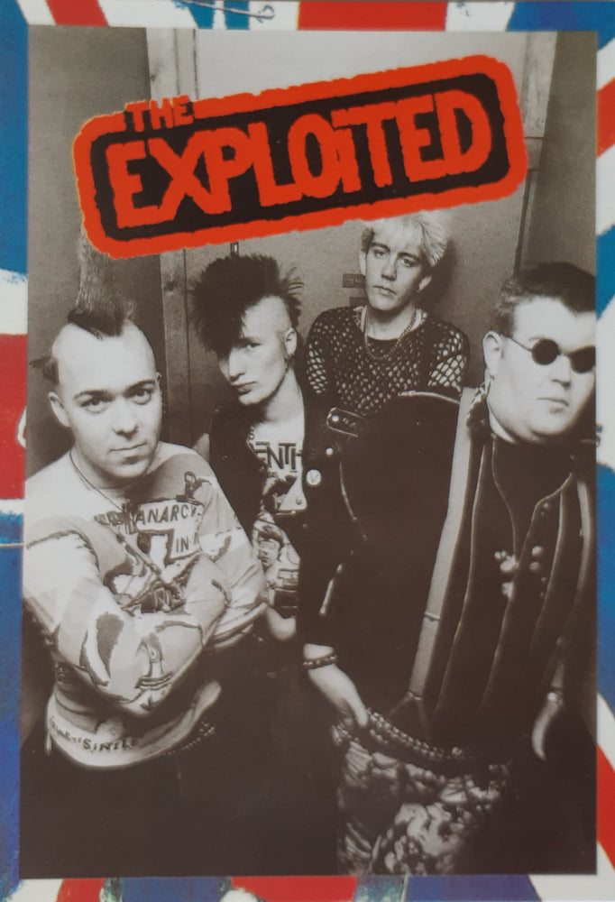 The Exploited Group Photo Postcard