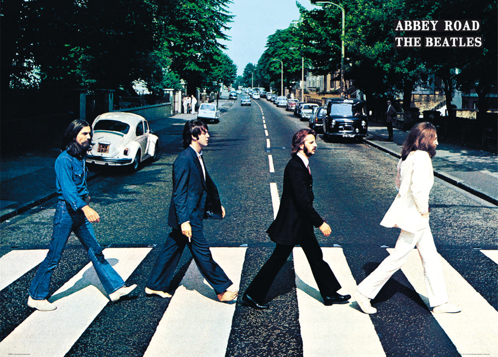 The Beatles Abbey Road Album Cover 100x140cm Giant Poster