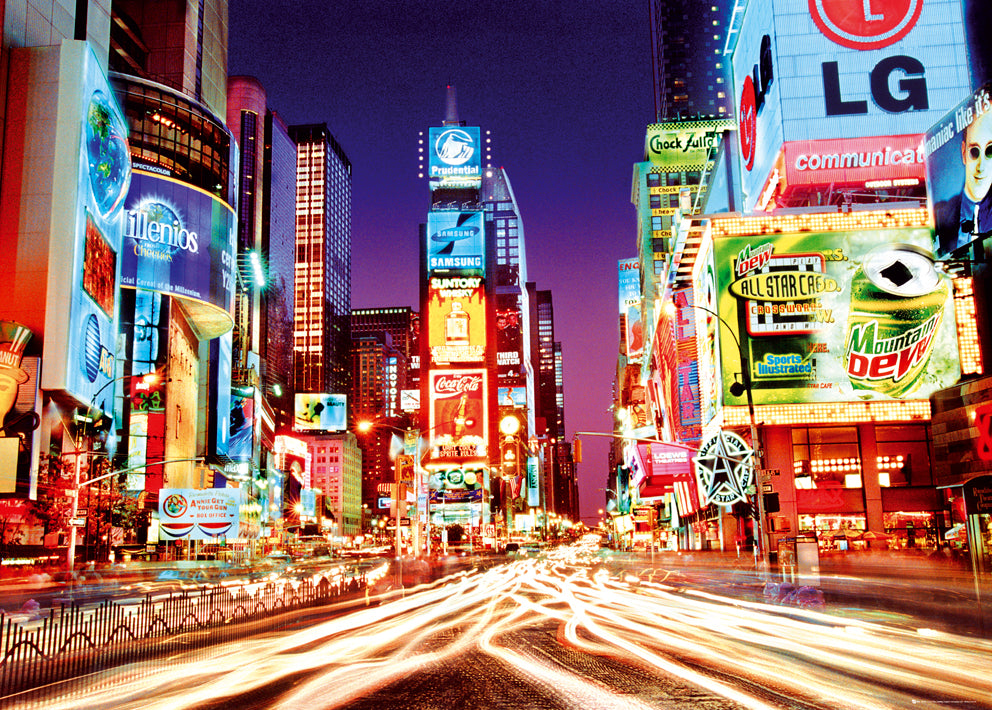 Times Square New York City Night Lights 100x140cm Giant Poster