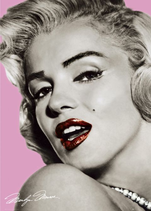 Marilyn Monroe Pink 100x140cm Giant Poster