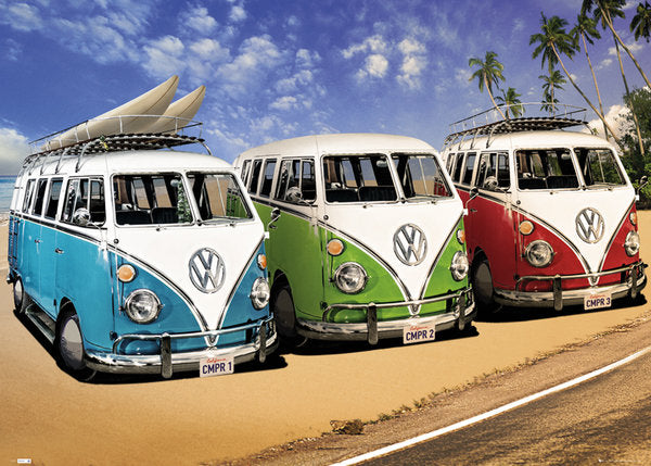 Volkswagen VW California Campers 100x140cm Giant Poster