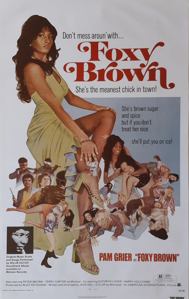 Foxy Brown 1974 Blaxploitation Film Score Maxi Poster