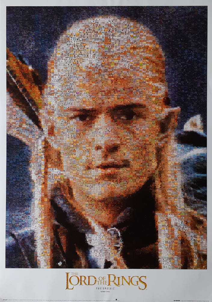 Lord Of The Rings Legolas Mosaic Maxi Poster