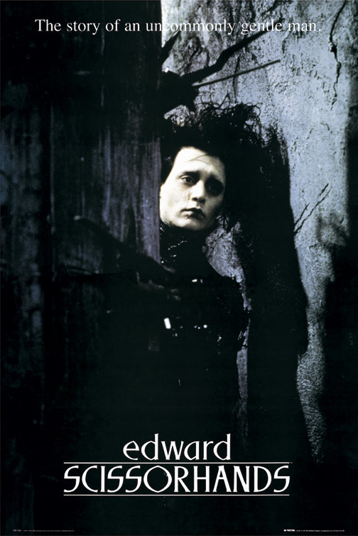 Edward Scissorhands Shadows Maxi Poster