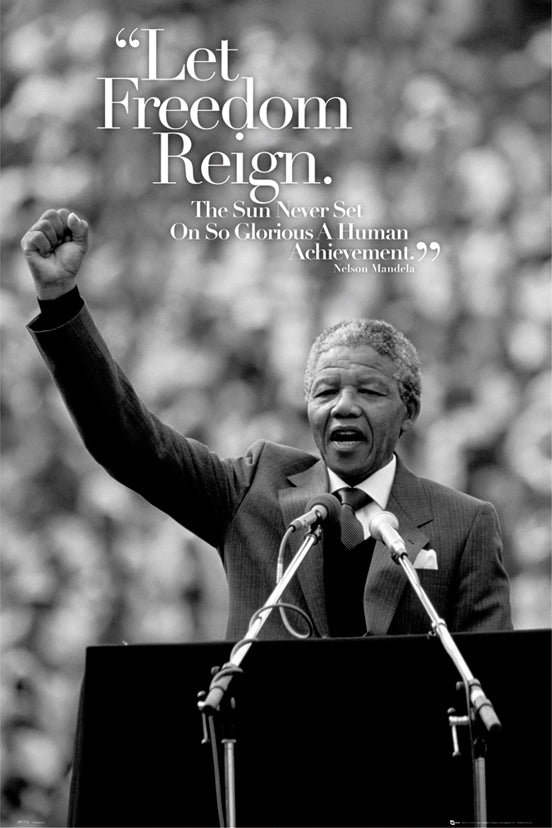 Nelson Mandela Let Freedom Reign