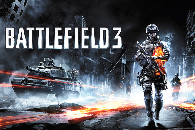 Battlefield 3 Landscape Cover Gaming Maxi Poster