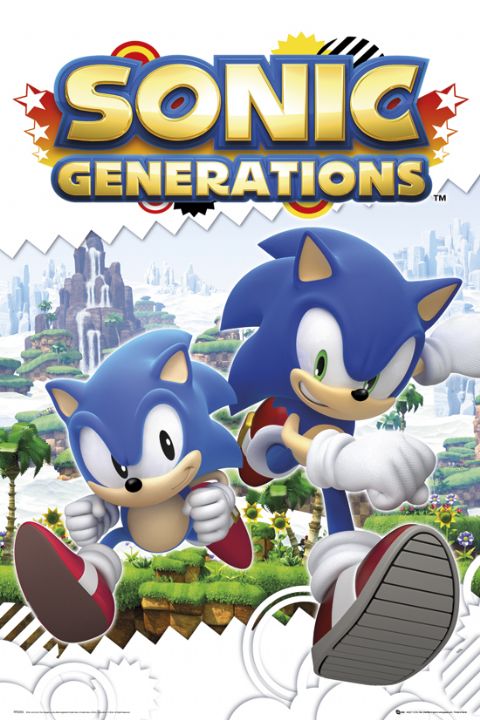 Sonic The Hedgehog Generations Gaming Maxi Poster