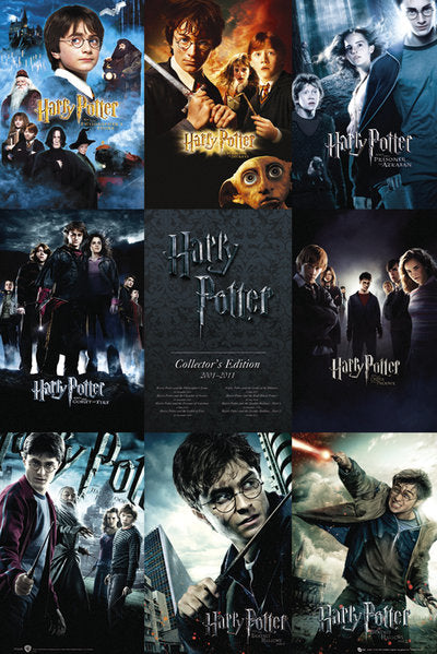 Harry Potter Movie One Sheets Collection Maxi Poster