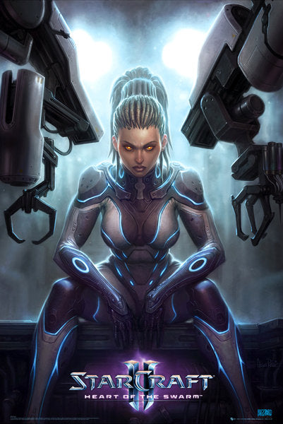 Starcraft 2 Kerrigan Gaming Maxi Poster