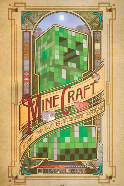 Minecraft Computronic Gaming Maxi Poster