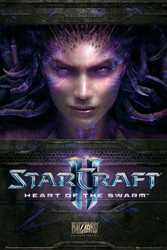 Starcraft 2 Heart Of The Swarm Gaming Maxi Poster