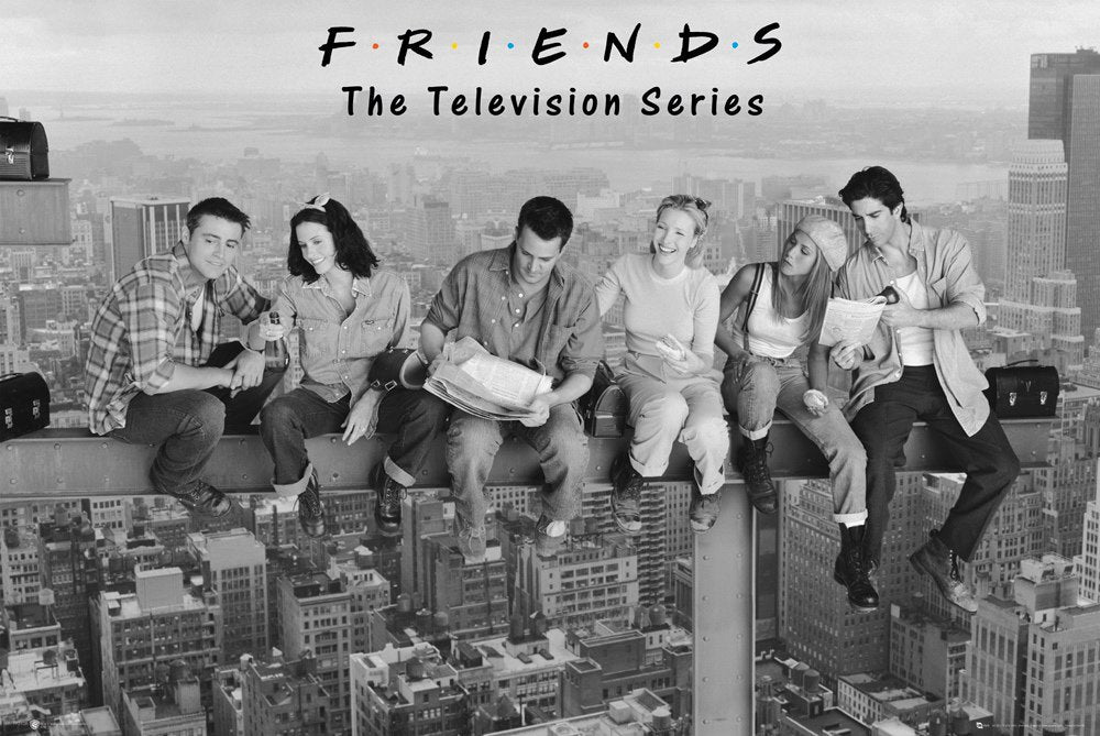 Friends The Television Series Lunch On Girder 100x140cm Giant Poster