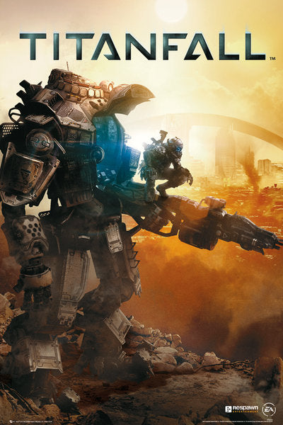 Titanfall Game Cover Gaming Maxi Poster
