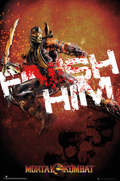 Mortal Kombat Finish Him Maxi Poster