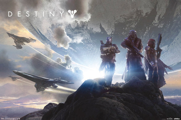 Destiny Video Game Trio Landscape Maxi Poster