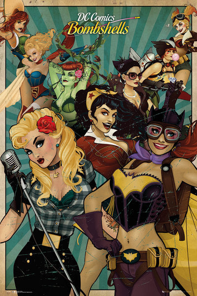 DC Comics Bombshells Group Maxi Poster