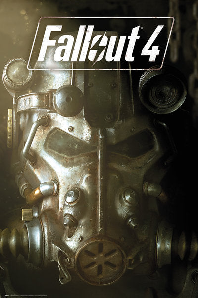 Fallout 4 Mask Game Cover Maxi Poster