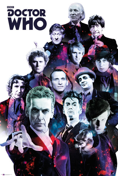 Doctor Who Cosmos The First 12 Doctors Maxi Poster